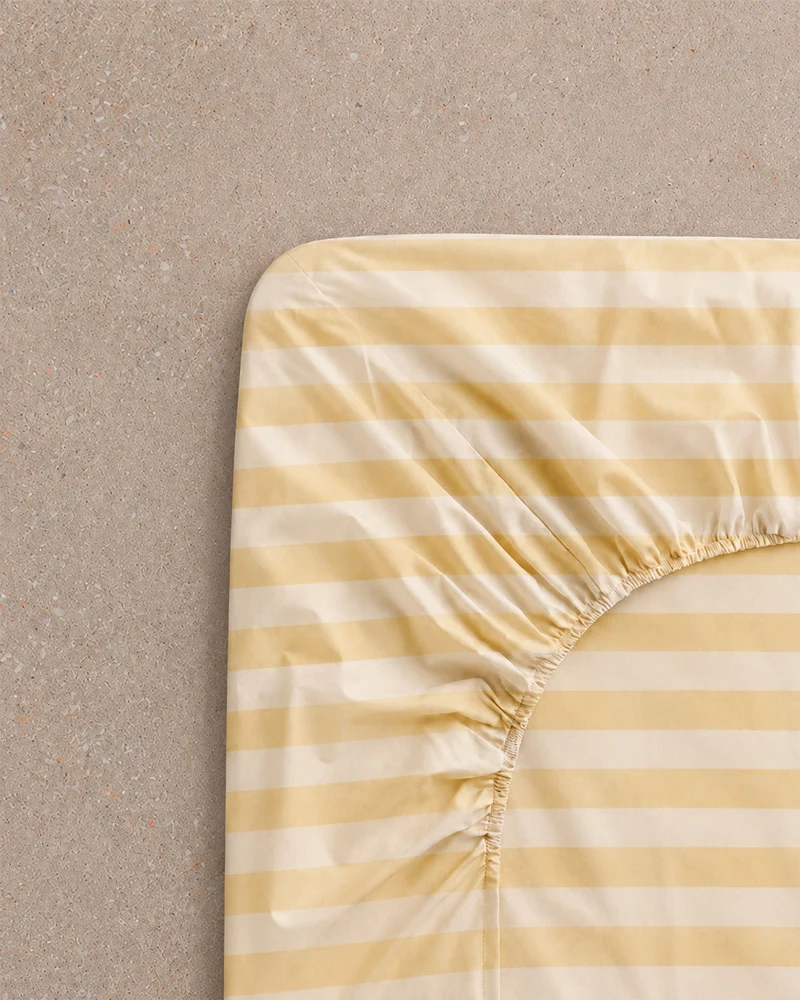 Drap housse percale lavée - 8 coloris au choix