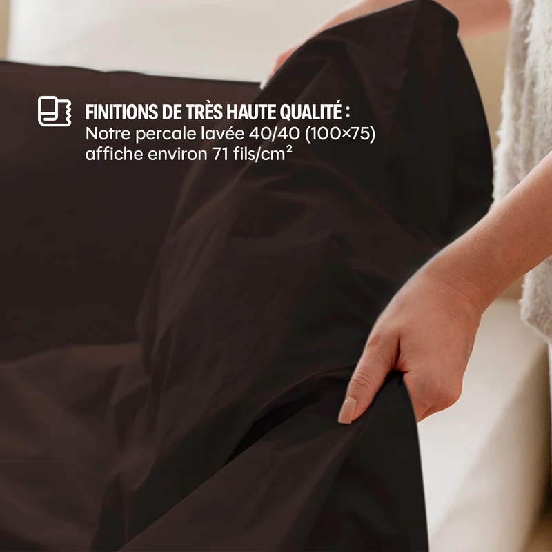 Housse de couette Coton lavé - 2 coloris au choix