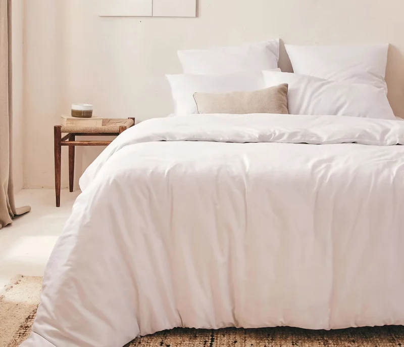 Housse de couette en satin