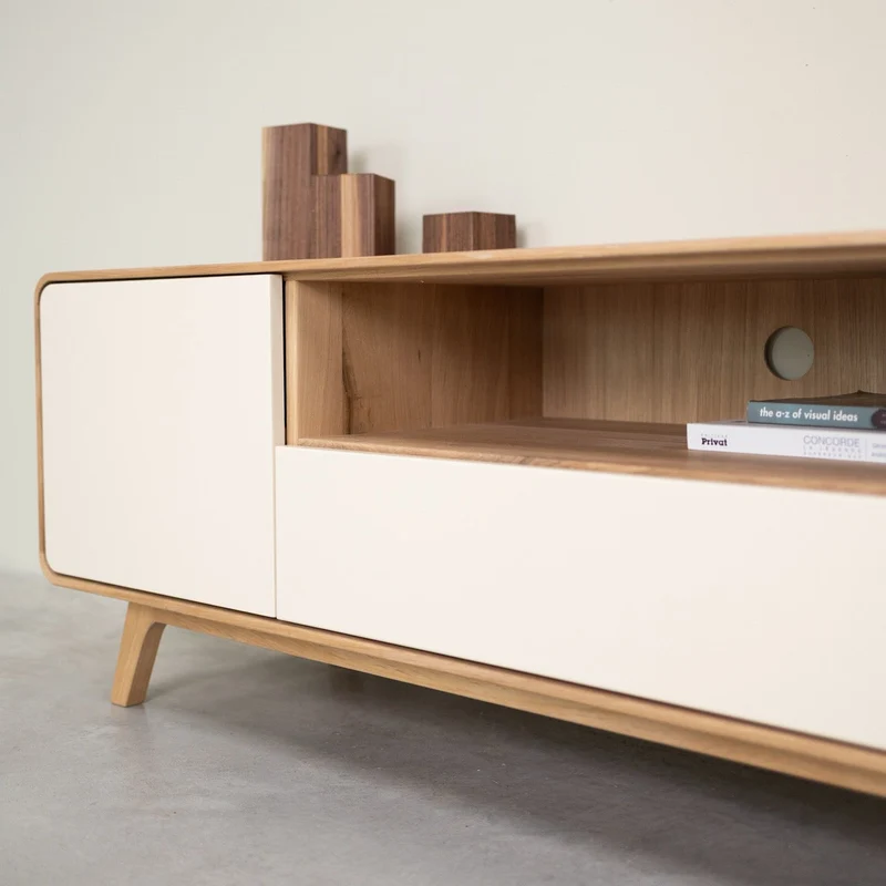 Meuble TV en bois massif OSLO 2 | NordicStory