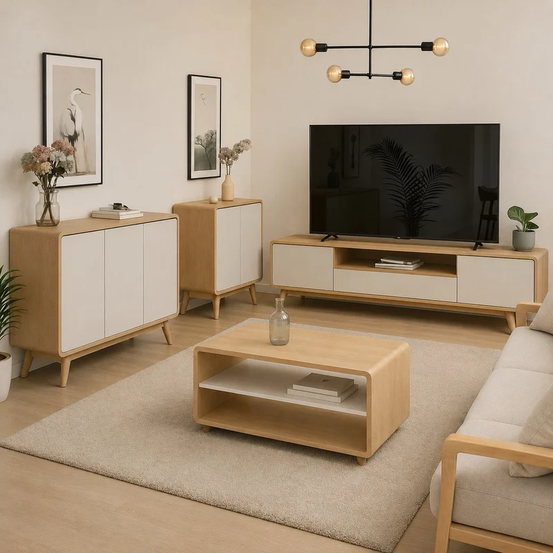 Buffet OSLO 1 en bois massif | NordicStory