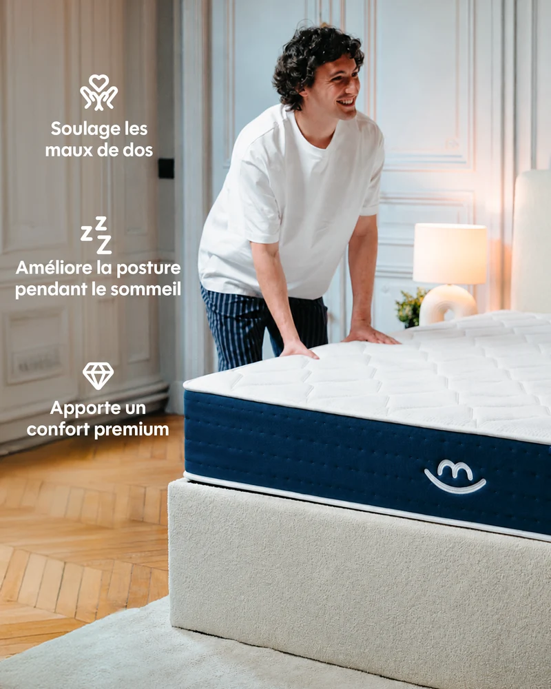 Matelas Mila+ - 100% mousse - 20cm