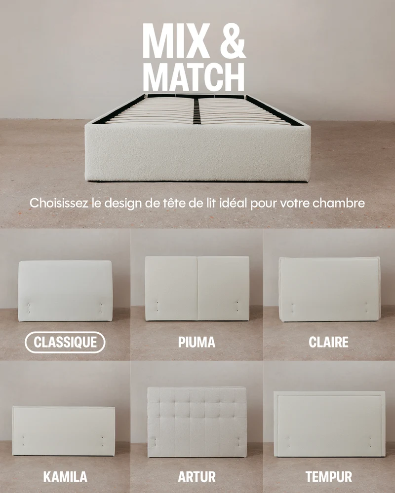 Lit Coffre Célia- 100% personnalisable