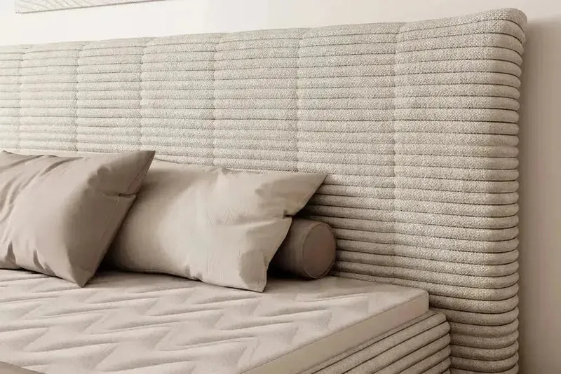 Lit Coffre Box Spring PALERMO avec Matelas à Ressorts Intégré
