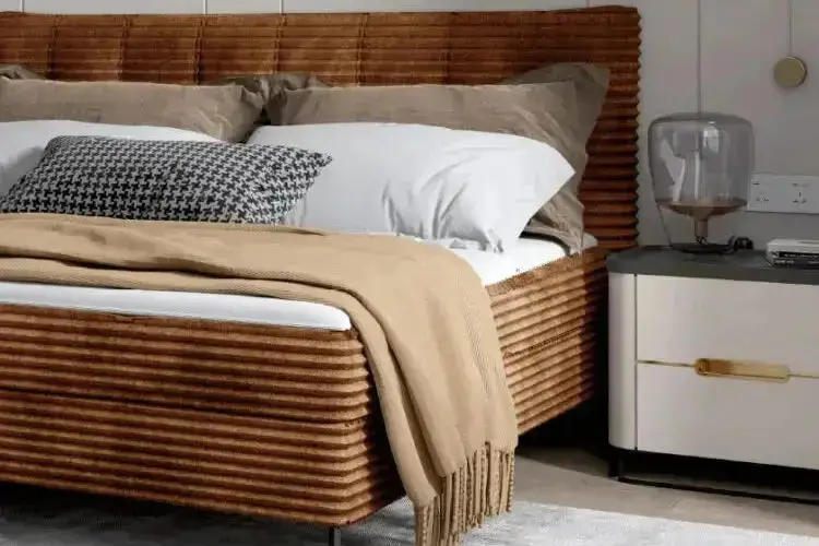 Lit Coffre avec Tête de Lit et Matelas Intégré SIENA