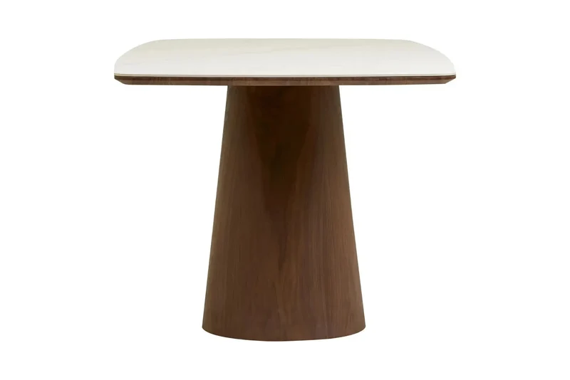 Table Rectangulaire de Salle à Manger Plateau en Céramique NOLI - 90x200 cm