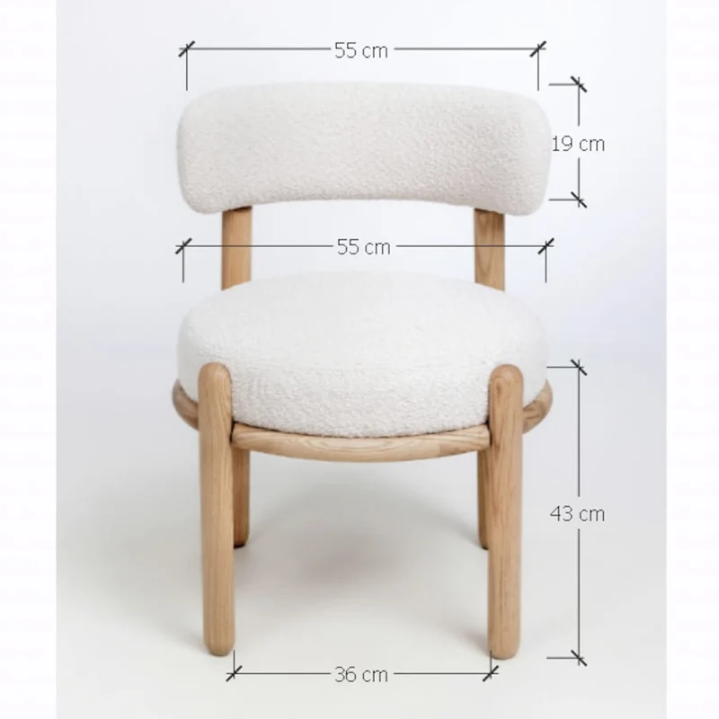 Lot de 2 chaises en chêne massif Lova | NordicStory