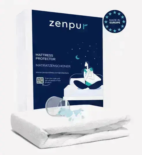 Protège-Matelas Imperméable ZenPur | Respirant & Anti-Bruit | 100 x 200 cm
