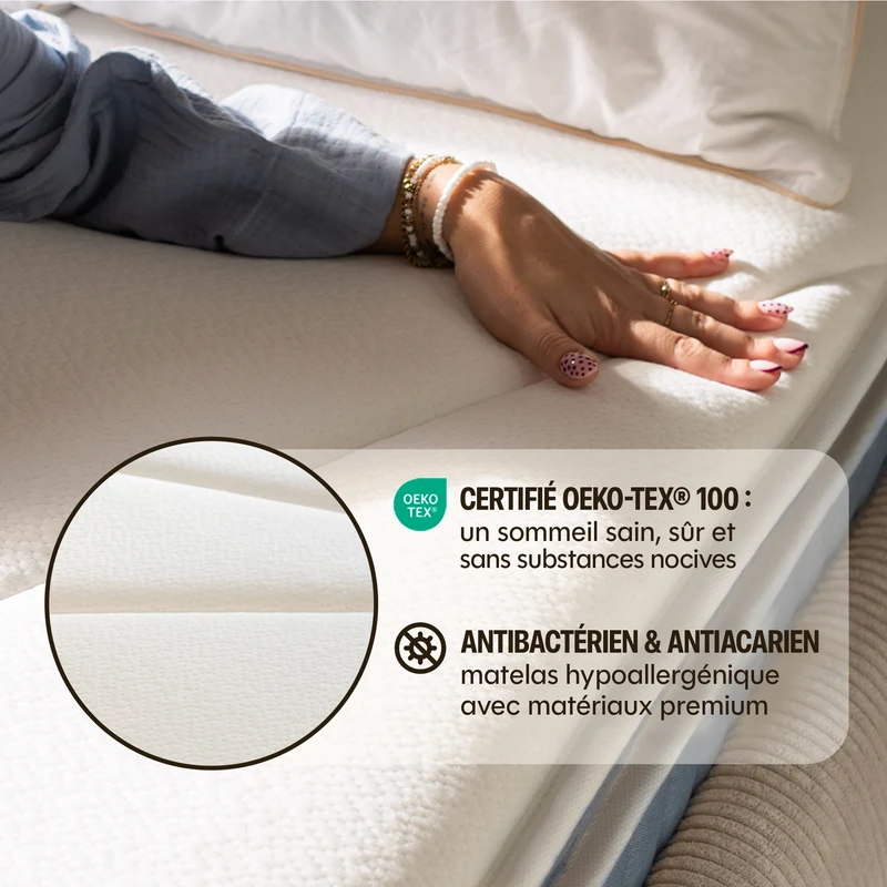Pack Matelas Hybride - L'ultra + 2 oreillers