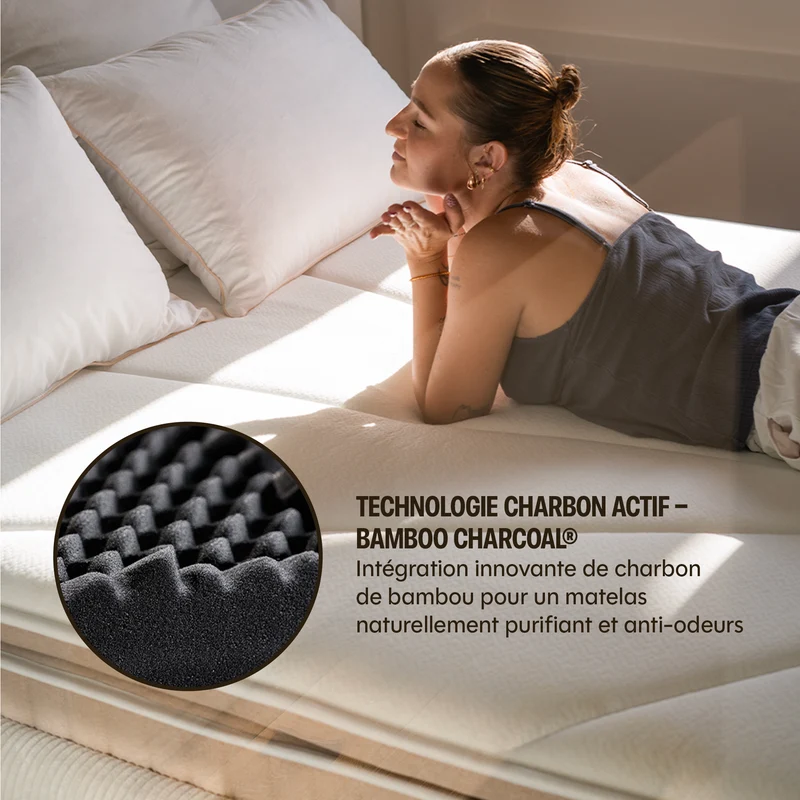 Pack Matelas Hybride - L'Essentiel by Drimz + 2 oreillers