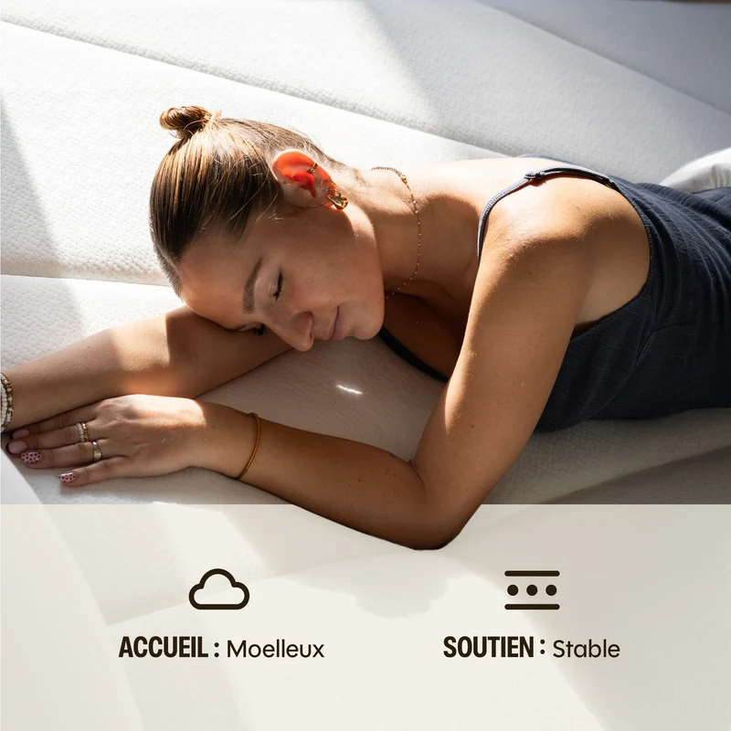 Pack Matelas Hybride - L'Essentiel by Drimz + 2 oreillers