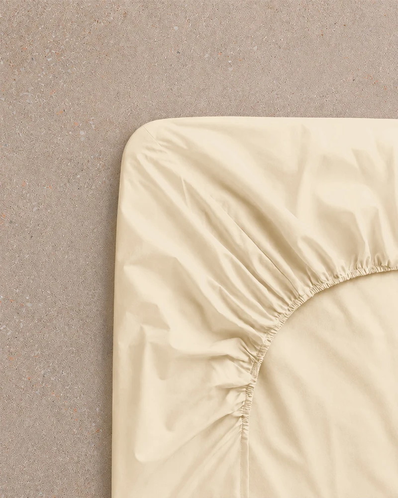 Drap housse satin de coton - 3 coloris au choix