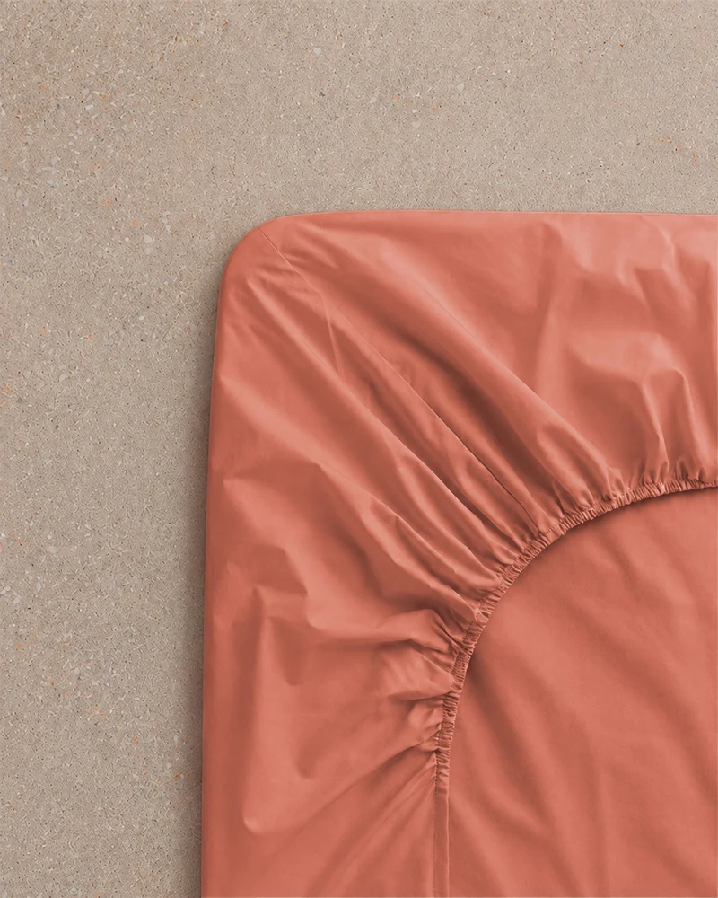 Drap housse satin de coton - 3 coloris au choix