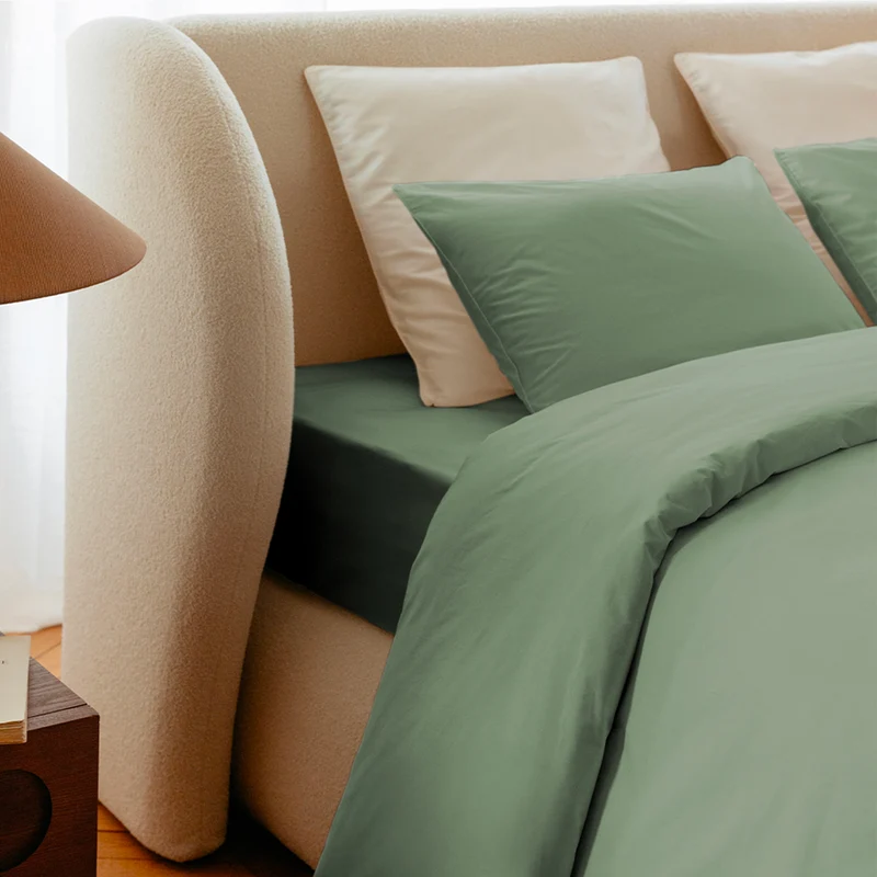 Housse de couette percale lavée - 8 coloris au choix
