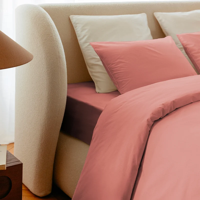 Housse de couette percale lavée - 8 coloris au choix