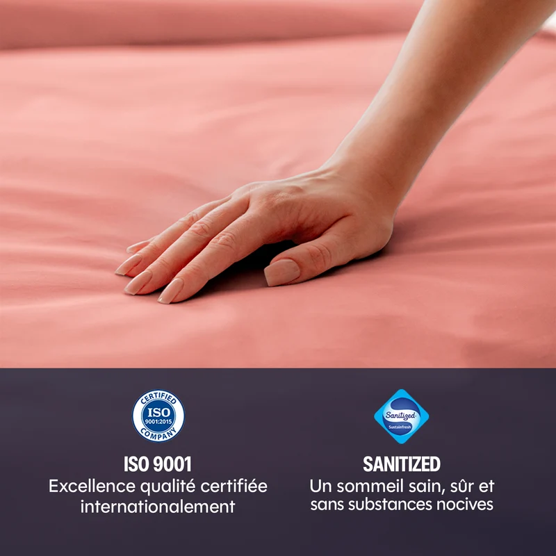 Housse de couette percale lavée - 8 coloris au choix