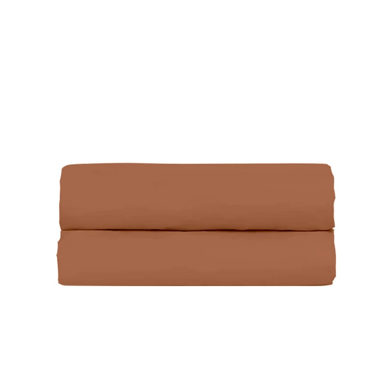 Drap housse percale lavée - 8 coloris au choix