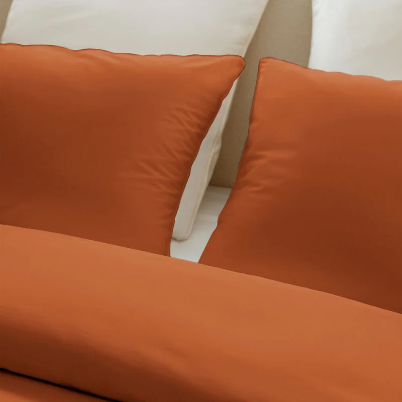 Drap housse percale lavée - 8 coloris au choix