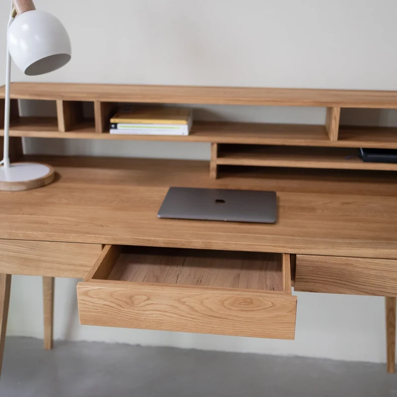 Bureau en chêne massif MALMO 2 | NordicStory