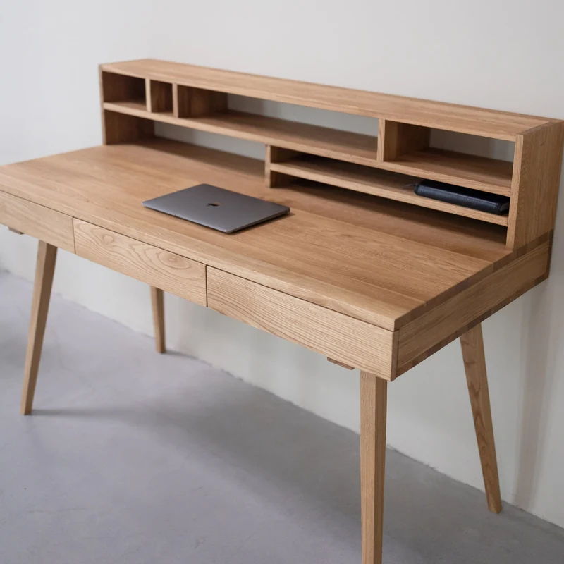 Bureau en chêne massif MALMO 2 | NordicStory