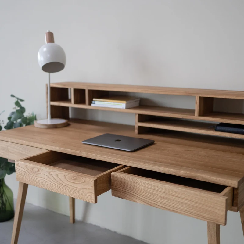Bureau en chêne massif MALMO 2 | NordicStory