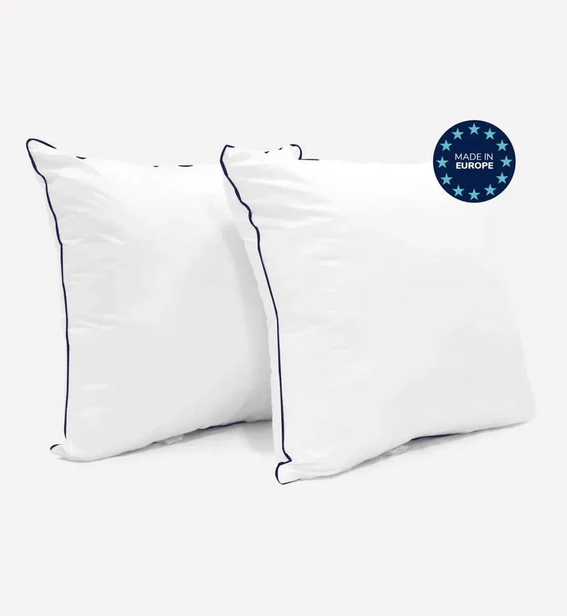 ZenPur - Lot de 2 Oreillers Micro-Fibre Doux | Anti-Acariens & Hypoallergéniques