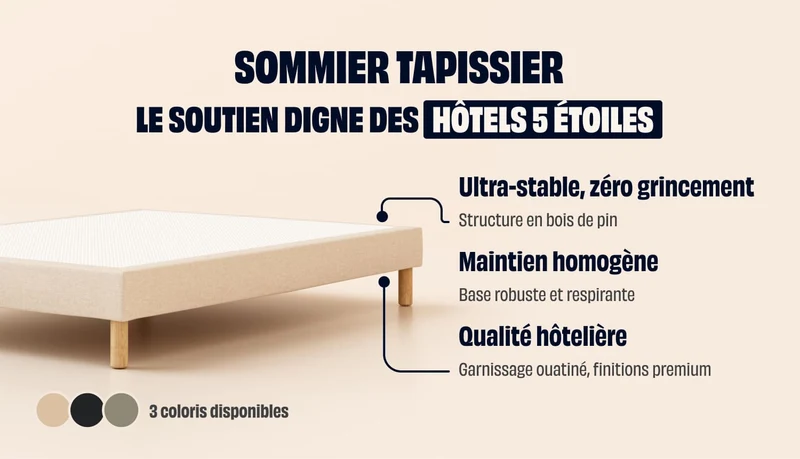 Pack Lit 4 étoiles - 120 x 190 cm