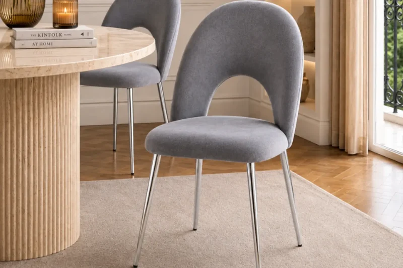 Huda - Chaise de salle à manger - Par lot de 2