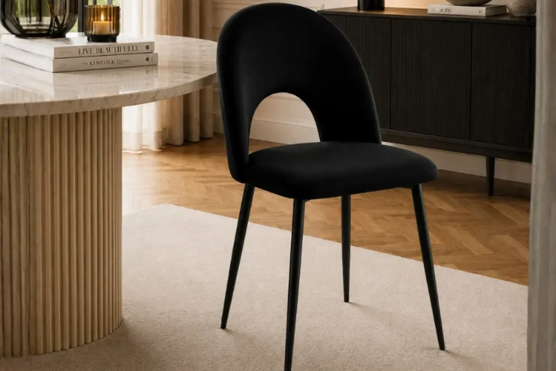 Huda - Chaise de salle à manger - Par lot de 2