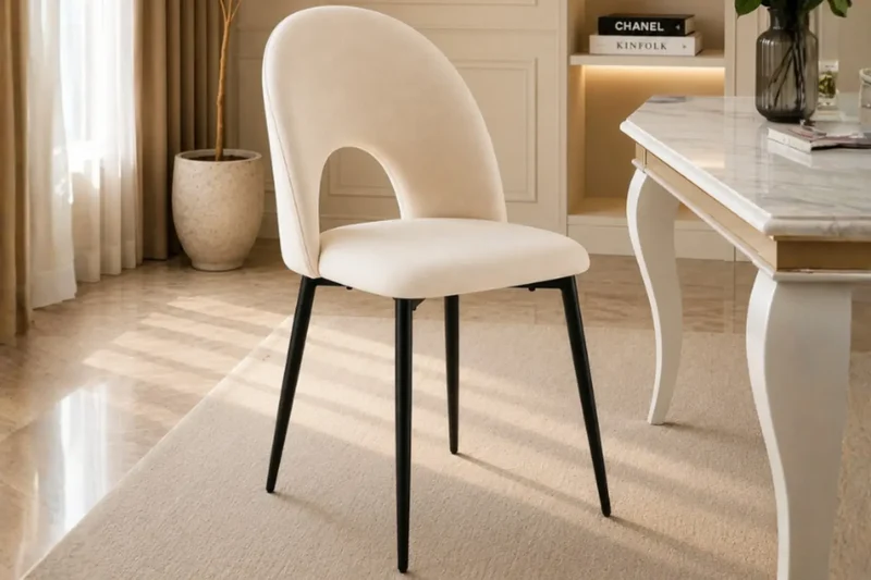Huda - Chaise de salle à manger - Par lot de 2