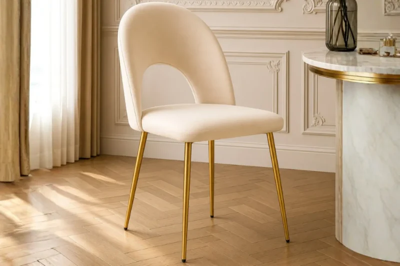 Huda - Chaise de salle à manger - Par lot de 2