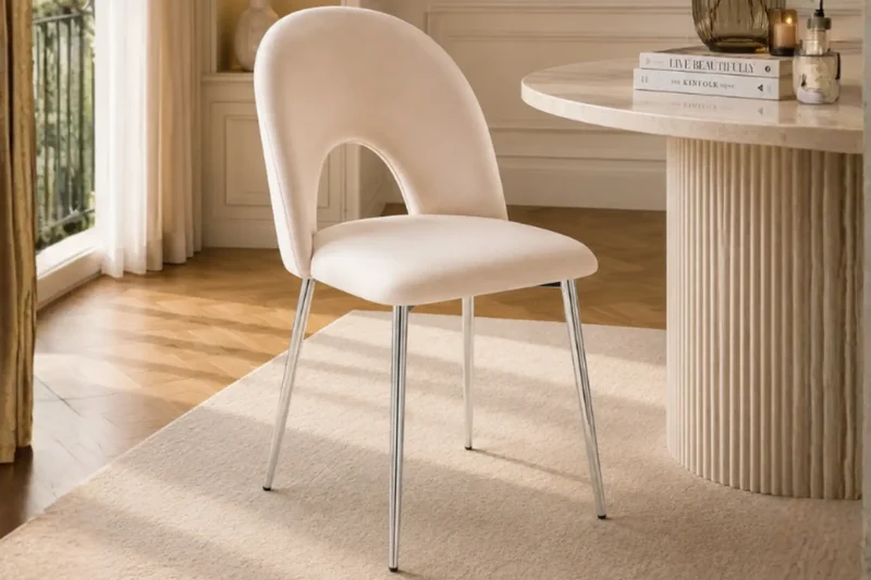 Huda - Chaise de salle à manger - Par lot de 2