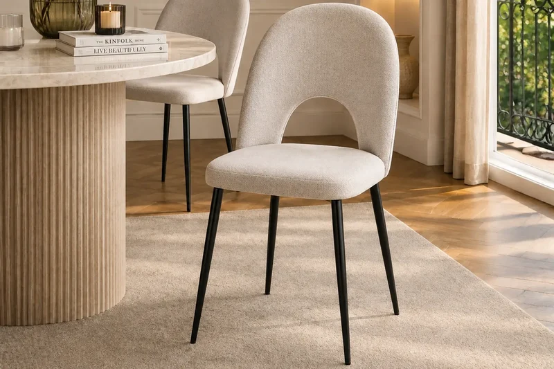 Huda - Chaise de salle à manger - Par lot de 2