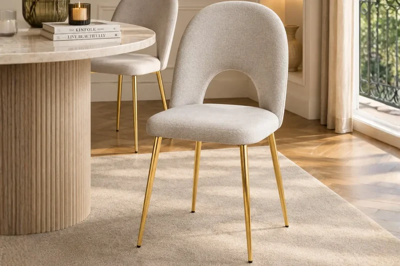 Huda - Chaise de salle à manger - Par lot de 2