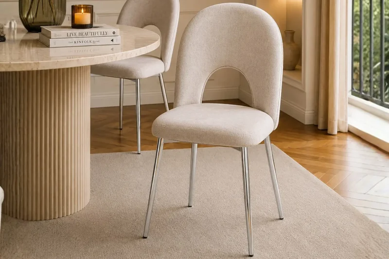 Huda - Chaise de salle à manger - Par lot de 2