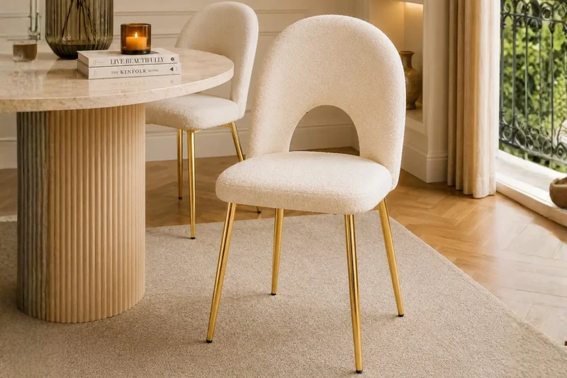 Huda - Chaise de salle à manger - Par lot de 2