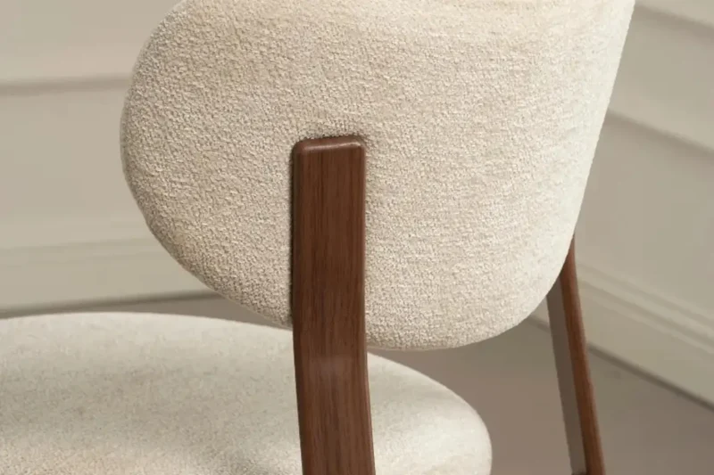 Chaise de salle à manger LUMA - 53 x 52 cm - Par Lot de 2