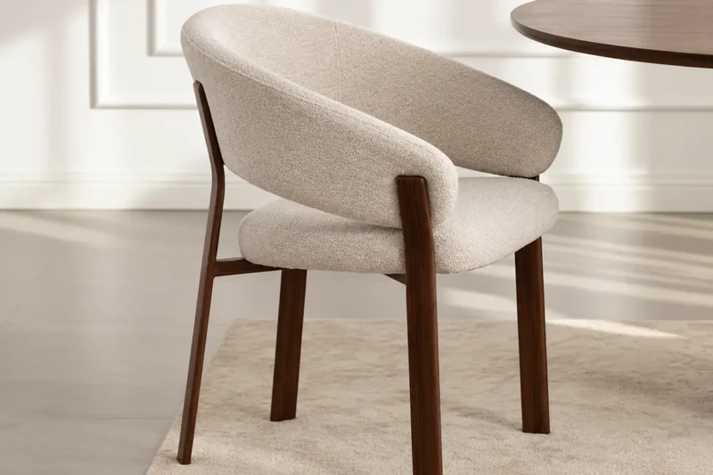 Chaise de salle à manger COZY - 59 x 58 cm - Par Lot de 2