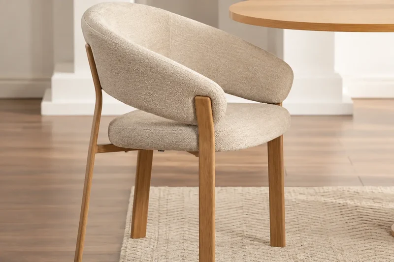 Chaise de salle à manger COZY - 59 x 58 cm - Par Lot de 2