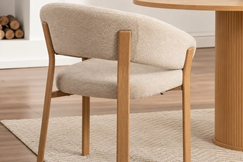 Chaise de salle à manger COZY - 59 x 58 cm - Par Lot de 2