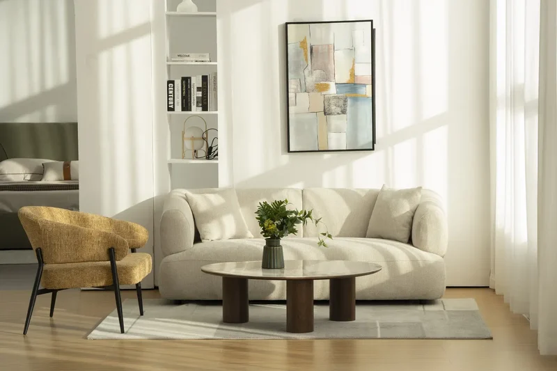 Table Basse de Salon DONA - 120 x 80 x 35 cm