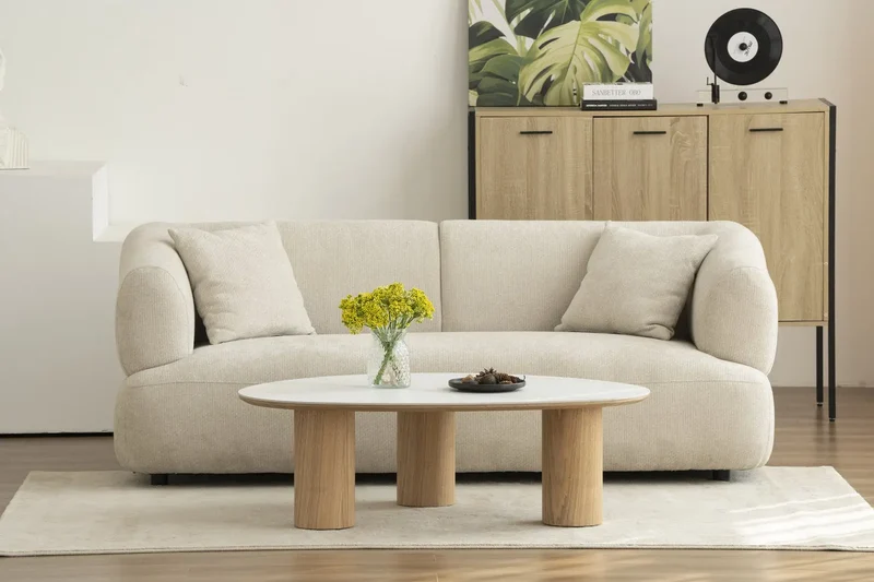 Table Basse de Salon DONA - 120 x 80 x 35 cm