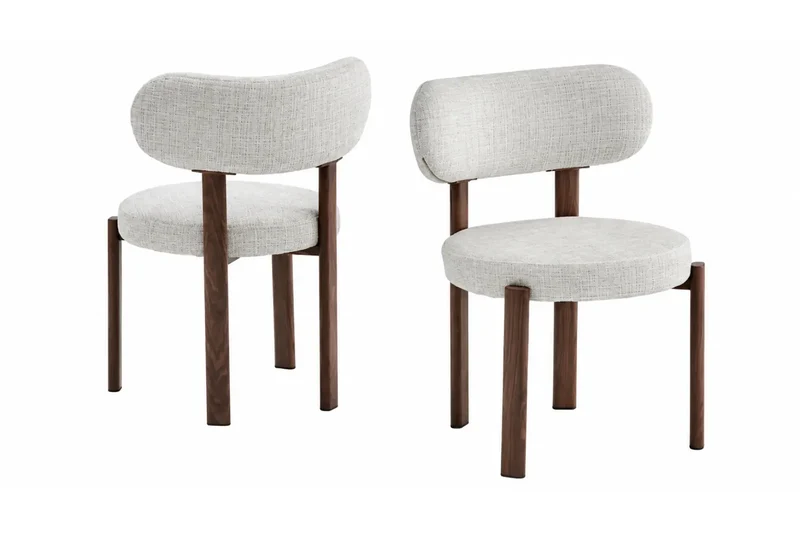 Chaise de salle à manger HALY - 50 x 50 - Par Lot de 2
