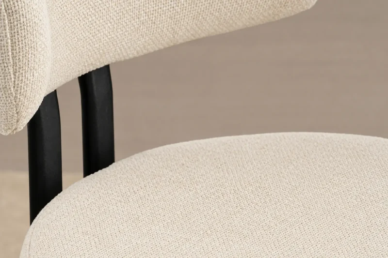 Chaise de salle à manger HIRA - 55 x 56 cm | Par lot de 2