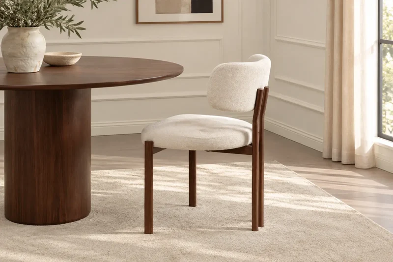 Chaise de salle à manger HIRA - 55 x 56 cm | Par lot de 2