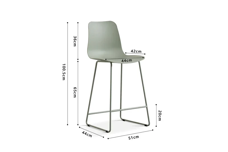 Chaises de Bar MARYA - H:65 cm
