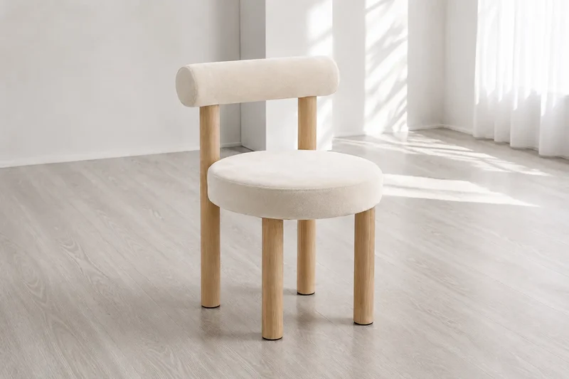 Chaise de salle à manger RINA - 50 x 50 cm - Par Lot de 2