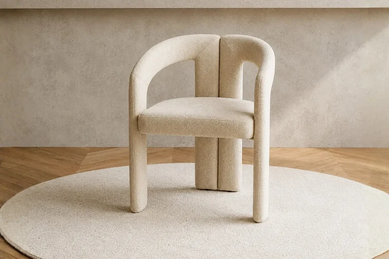Chaise de salle à manger avec Accoudoirs CARLA - 67 x 53 cm - Par Lot de 2