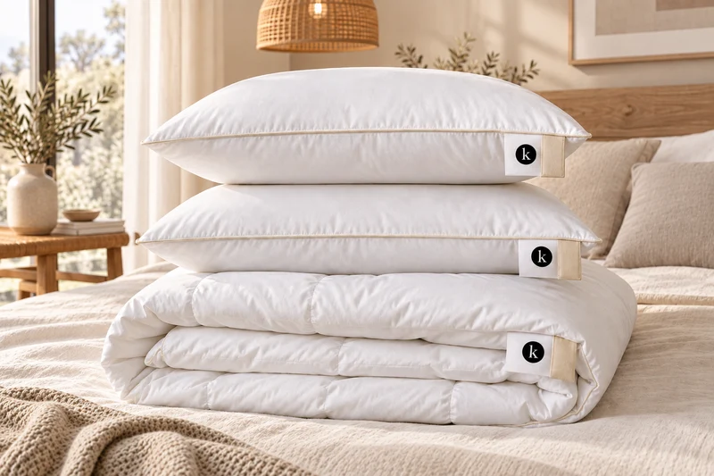 Pack Nuit pour lit 180 – 1 couette 280x240 et 2 oreillers CIRRUS 65x65