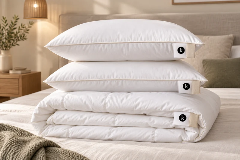 Pack Nuit pour lit 140 – 1 couette 220x240 et 2 oreillers CIRRUS 60x60